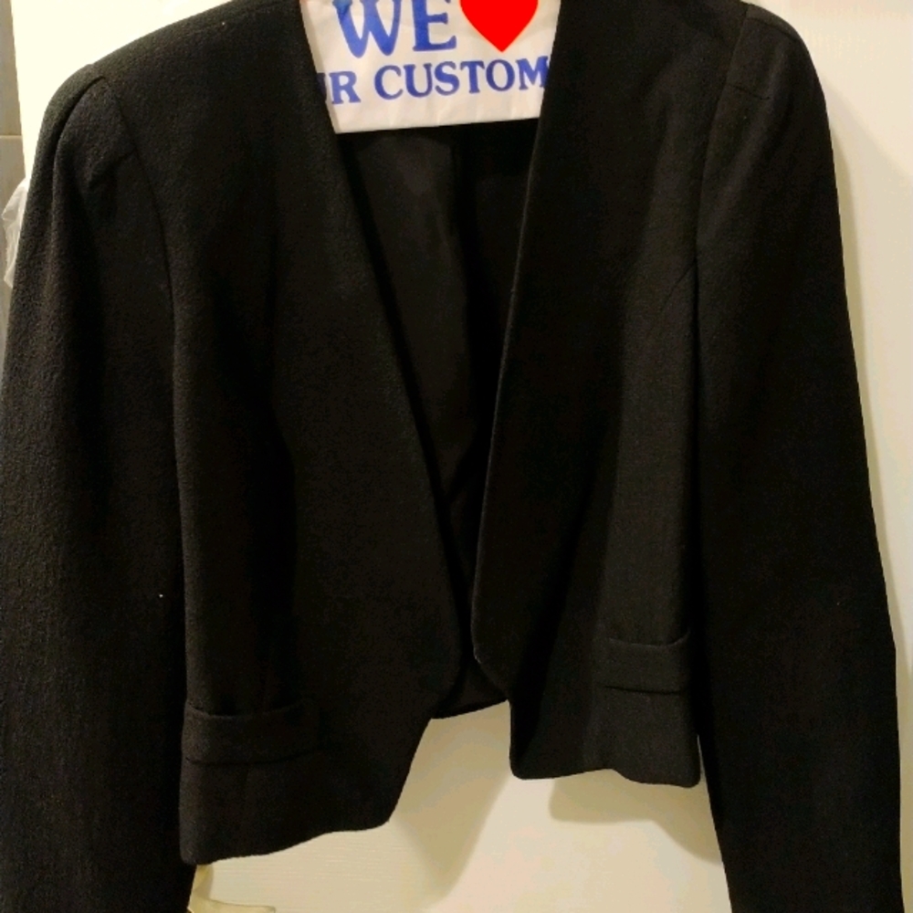Ladies Black Bolero size large